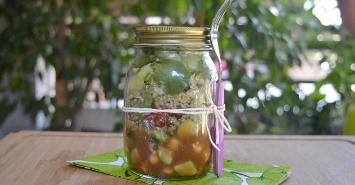 Σαλάτα σε βάζο! - Salad in a jar!