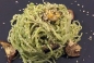 Σπαγγέτι με μελιτζάνες και pesto kale & φρέσκιας ρίγανης - Spaghetti with eggplants​ ​and kale​ and fresh oregano pesto