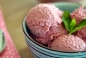 Ωμοφαγικό παγωτό φράουλα